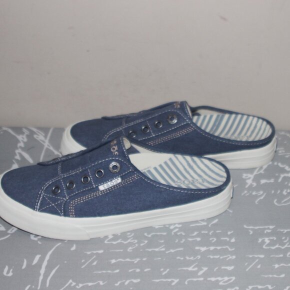 LN LADIES TAOS SLIP ON SNEAKERS - 8 - BLUE DENIM - Picture 3 of 7